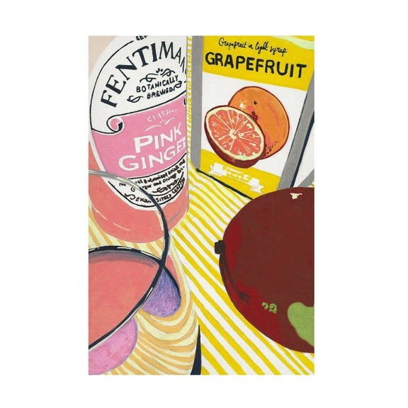 Trademark Fine Art Studio Mandariini Fentimans Pink Ginger Canvas Wall Art