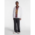 thumbnail image 3 of No Boundaries Boxy Oversized Fit Fleece Zip Hoodie Sweatshirt with Long Sleeves, Men's XS-4XLT, 3 of 6