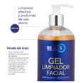 thumbnail image 4 of Gel limpiador facial BE AES con ácido salicílico + oro 500ML, 4 of 5