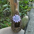 thumbnail image 5 of Fwttom Bird Feeders for Outdoors, Wooden Hanging Decorative Feeders, Nests Design Wild Bird Feeder for Garden, Patio & Backyard, Multicolor, 5 of 5