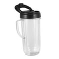 thumbnail image 4 of OULII Tasses Réutilisables avec Couvercles Gobelet Mixeur Plastique Alimentaire Accessoires Mixeur Haut Lot de 1, 4 of 6