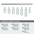 thumbnail image 3 of Amerock Versa 18 inch (457mm) Center-to-Center Polished Nickel Appliance Pull, 3 of 5