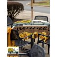 thumbnail image 5 of Outdoor Tablecloth with Umbrella Hole for Patio/Picnic/Party/Camping, Sunflowers Truck Waterproof Table Cloth Square Cover Washable, Country Botanical Blooms Floral Butterfly (54"x 54"), 5 of 8