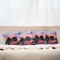 thumbnail image 4 of Ambesonne Nature Throw Pillow Cover 4 Pack, Mystic Beach Skyline, 20", Multicolor, 4 of 5