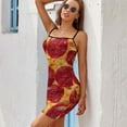 thumbnail image 3 of Pepperoni Robe Pizza à Manches Longues Vêtements d'Été pour Femmes 2024 Vêtements d'Été, 3 of 5