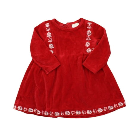

Pre-owned Hanna Andersson Girls Red Dress size: 12-18 Months
