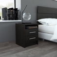 thumbnail image 6 of Light and Dark Oak Two Drawer Nightstand, 6 of 6