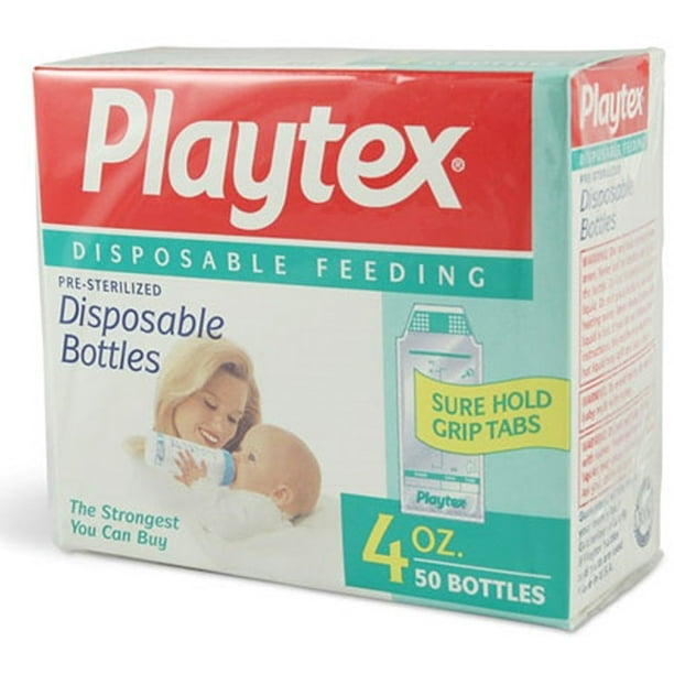 Playtex PreSterilized Disposable 4 oz bottle liners 50 ea Walmart