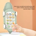 thumbnail image 4 of WLOELOEW Gray Children Dinosaur Early Education Simulation Mobile Phone Toy Music Story, 4 of 6