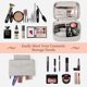thumbnail image 2 of Makeup Bag Waterproof Cosmetic Bag Leather Makeup Travel Bag Portable Makeup Brush Bag Multifunctional Makeup Organizer Bag for Women Girls, 2-Pack, G, 2 of 4