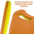 thumbnail image 3 of Kickboard de natación para adultos y niños, tabla de natación ligera de EVA con borde liso, naranja, 3 of 6