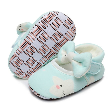 

Hunpta Toddler Shoes Infant Girls Single Shoes Cartoon Printed Bowknot First Walkers Shoes Toddler Prewalker Shoes