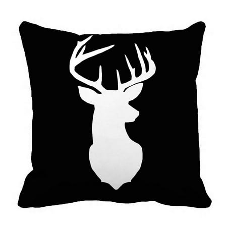 - ZKGK Deer Silhouette Pillowcase Home Decor Pillow Cover Case Cushion Two Sides 18x18 Inches