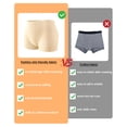 thumbnail image 4 of Aijolen Women's Seamless High Waisted Boyshorts Wavy Edge Underwear Soft Stretch Boxer Briefs 4 Pack(M,Birch Almond), 4 of 7