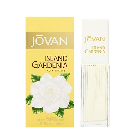 Jovan Island Gardenia Eau de Cologne Spray Refreshing Women s Perfume Natural Scent Vegan Formula 1.5oz