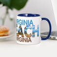 thumbnail image 4 of CafePress - Summer Virginia Beach Virginia Mugs - 11 oz Ceramic Mug - Novelty Coffee Tea Cup, 4 of 6
