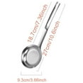 thumbnail image 3 of Mfigree 304 Stainless Steel Fine Mesh Strainers with Long Handle for Kitchen, Colander-Skimmer with Handle, Sieve Sifters for Food, Tea, Rice, Oil, Noodles, Fruits, Vegetable, 3 of 7