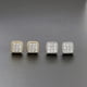 thumbnail image 5 of Pendientes de circonita de hip-hop para hombres y mujeres, pendientes de rosca bañados en oro con diamantes completos, pendientes de Europa y Estados Unidos, 5 of 6