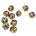 thumbnail image 2 of Rubber Round Bell Ball, Colorful Pet Wobbly Rubber Ball Bite Resistant Interesting  For Pets, 2 of 8