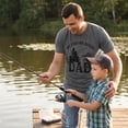 thumbnail image 4 of Mens Reel Cool Dad T shirt Funny Fathers Day Fishing Gift for Husband Fisherman Graphic Tees, 4 of 9