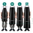 thumbnail image 3 of Tablier Industriel en PVC Imperméable et Résistant à l'Huile avec Couverture Étendue, Lien de Cou Ajustable - Polyvalent pour la Cuisine, la Cafétéria, l'Usine - Brun, 100x65 cm, 3 of 6