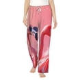 thumbnail image 2 of Lsque Cool Flamingos Sunglasses Scene Print Women's Pajama Pants, Lounge Pant - Comfortable Home Wear,Elastic Waistband, Stylish Design-XX-Large, 2 of 9