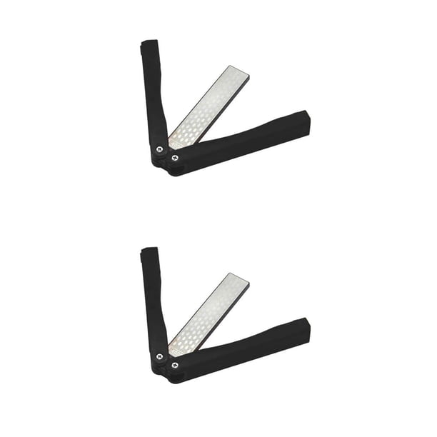 Advancent Afilador Mini plegable piedra de afilar tijeras cocina Whetstone hogar herramientas Gadgets para Camping senderismo caza Type3 NO3
