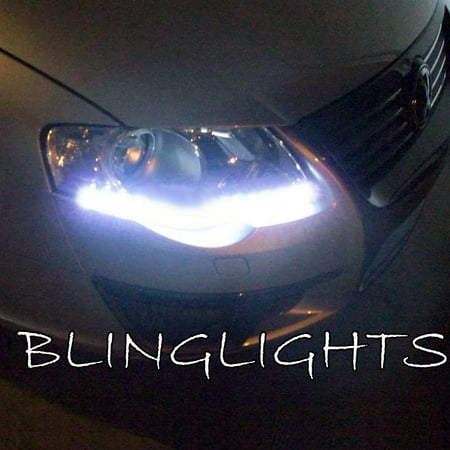 For 2006 2007 2008 2009 2010 Volkswagen VW Passat B6 LED DRL Strips Day  Time Running Lamps Lights