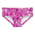 thumbnail image 6 of Shadoumai Girls Swim Shorts High Waisted Bathing Suit Side Drawstring Bottoms Swimsuit Kids Swimming Trunk Swimwear Bikini Board Shorts, 6 of 7