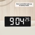 thumbnail image 4 of Gmluru Digital Desk Clock Digital Alarm Clock Simples LED Large Digital Display Fashion Multi-set Alarm Clock Features Desktop Bedside Study Kitchen Clock, 4 of 7