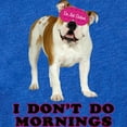 thumbnail image 2 of CafePress - Sleepy Bulldog - Cute Infant Baby Football Bodysuit, 2 of 3