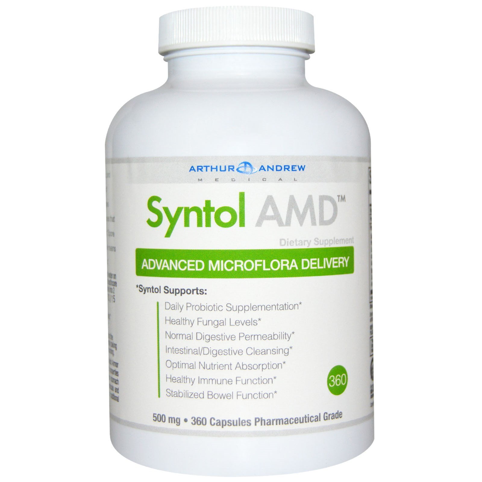 Arthur Andrew Medical Syntol AMD, Advanced Microflora Delivery, 500 mg