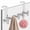 Silver, variant on Over The Door Hook Stainless Steel No Drill Door Hanger Clothes Hook with Non Slip Pad for Bathroom Bedroom Closet,Black