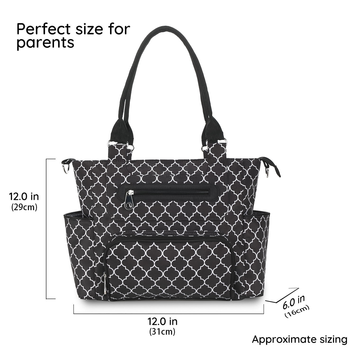 SPEKSEE Versatile Large Capacity Mommy Bag Diaper Tote with Multiple Accessories for Outdoor Use