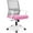 Pink, variant on NEO CHAIR Ergonomic Office Chair, Adjustable High Back Mesh Desk Chair with Flip-up Arms, Black