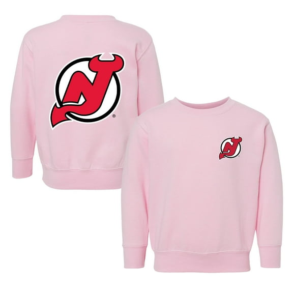 Toddler Chad & Jake Pink New Jersey Devils Pullover Sweatshirt