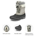 thumbnail image 3 of Dream Pairs Toddlers Kids Boys Girls Winter Snow Boots Waterproof Outdoor Shoes, 3 of 6
