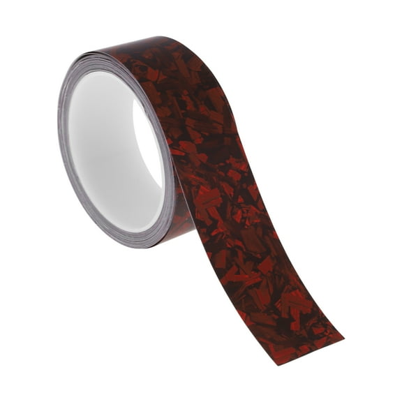 Unique Bargains Pinstripe Tape 40mmx8.5m Forging Pattern Car Stripes Pinstripe Decals for Car Motorcycle and Boat Racing Stripes DIY Stickers Matte Red 1 Pcs