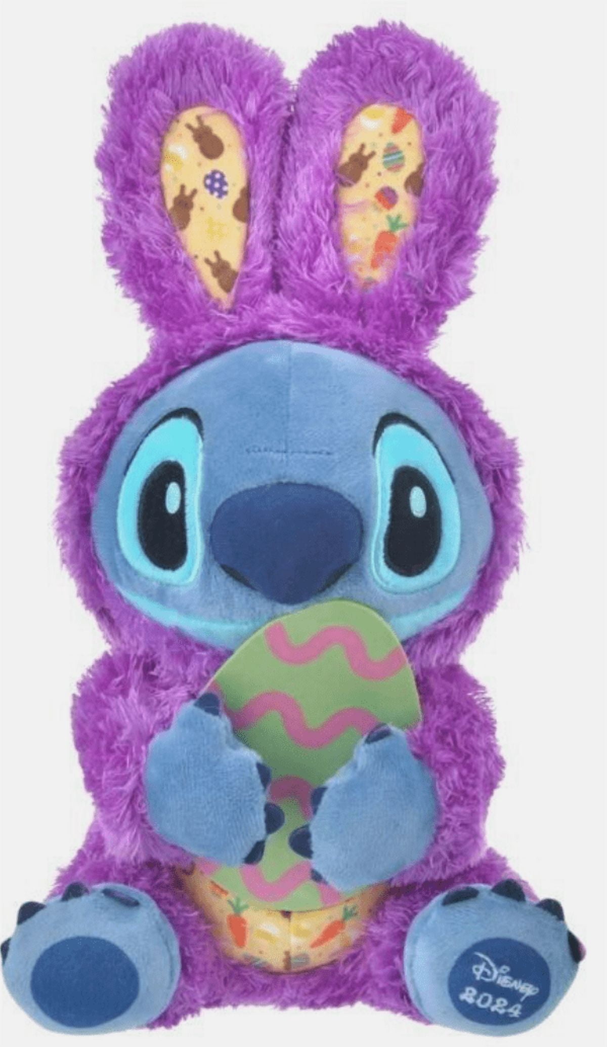 Disney Fluffy Bunny Stuffed Animals and Plush Toys, Cotton Purple