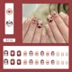 thumbnail image 1 of Heallor-esmalte de uñas postizas artificiales, 24 piezas, con pegamento, cobertura completa, herramientas de manicura, 1 of 5