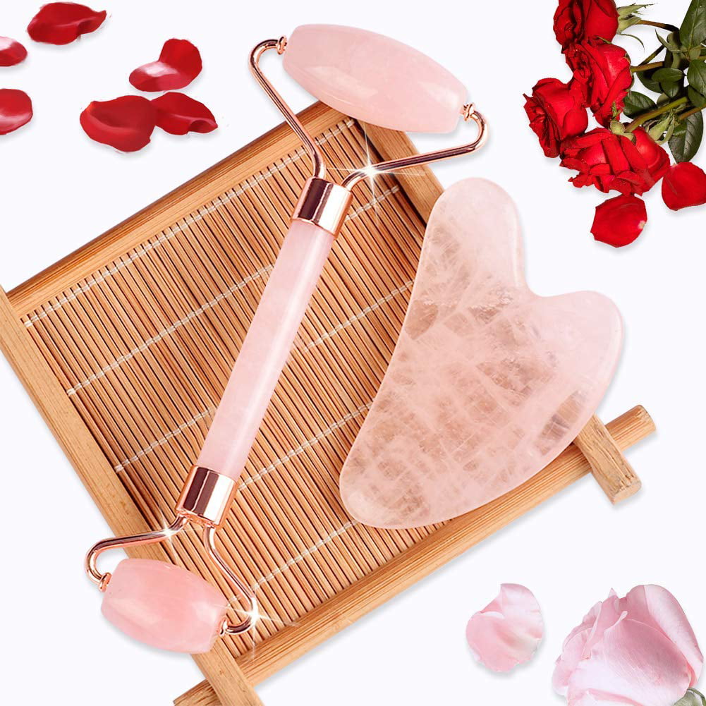 Skin -Rose Facial for Face Care | Roller and Roller Tools Care Facial Quartz Roller | Face Products Eye Beauty Massager Products Ultimate & Face Skin