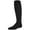 Black, variant on Infant Classic Ribbed Cotton Blend Opaque Tights, 0-6, Black