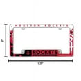 thumbnail image 4 of Houston Basketball Rocket's (Set of 2) Chrome Metal License Plate Frames with Bold Full Frame Design, 4 of 6