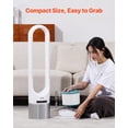 thumbnail image 4 of Filtre de Remplacement pour Ventilateur Tour, Filtre Purificateur d'Air Multi-Couches avec HEPA Haute Densité et Charbon Actif, Idéal pour Capturer le Pollen, les Poils d'Animaux, les Fumées et les Odeurs Nocives, 4 of 4