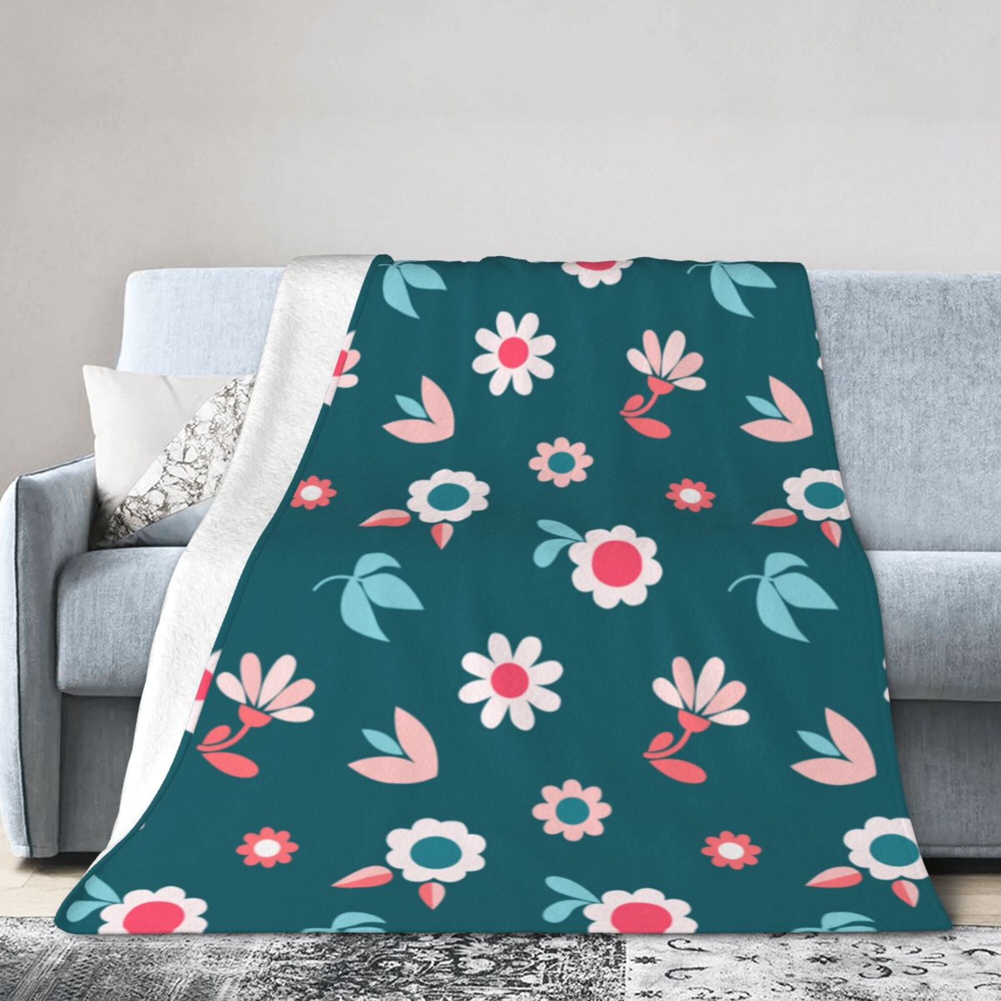 Fleur Indigine Mais Ultra-Soft Micro Fleece Blanket 50