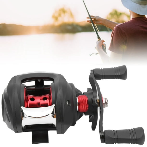 Keenso Fishing Reel Fishing Line Wheel Reel Reel Right Hand Reel Spool 17+1  Bearing Right Hand 7.2:1 Magnetic Brake 