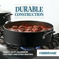 thumbnail image 5 of Farberware Easy Clean 14 Inch Nonstick One-Pot / Stockpot / Dutch Oven Family Braising Pan with Lid, Dishwasher Safe, Black, 5 of 13