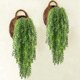 thumbnail image 5 of 4 plantas colgantes de imitación compatibles con decoraciones de cestas de boda para jardín de pared, 5 of 5