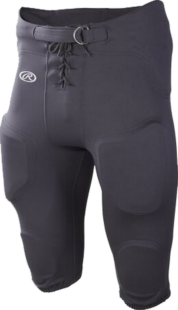 Rawlings Adult Game/Practice Football Pants, Grey, Large