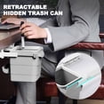 thumbnail image 1 of Comaie Under-the-table Drawer Trash Can Hidden Retractable Garbage Waste Bin for Home Office Desk, 1 of 9